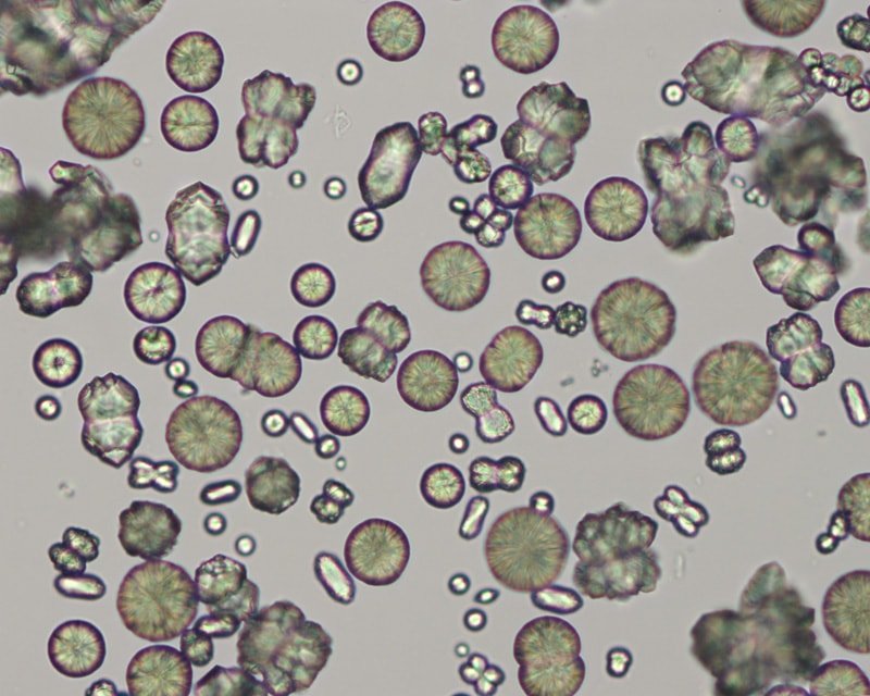 Calcium carbonate crystals